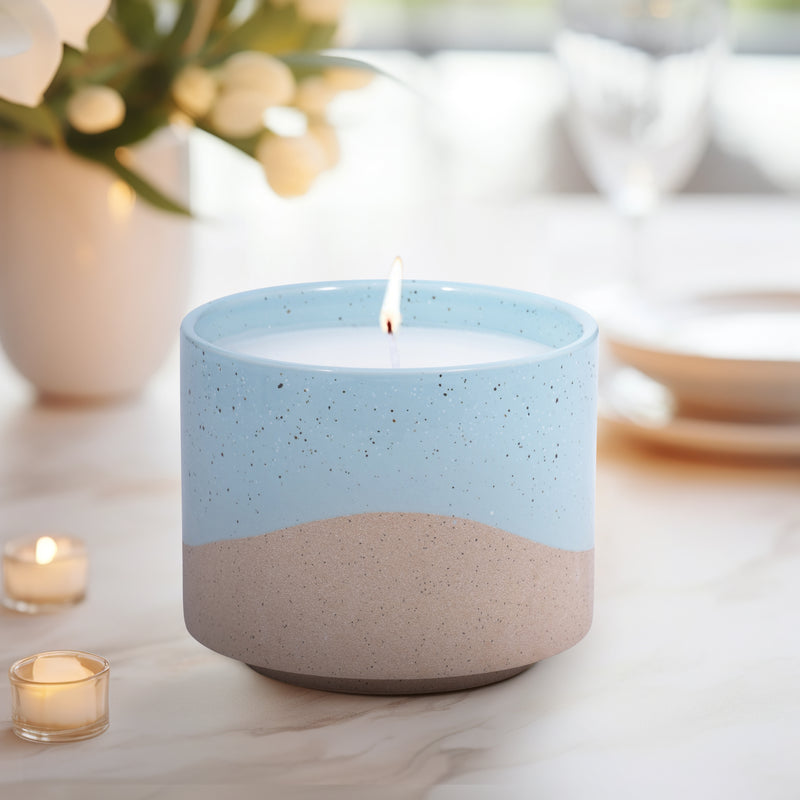 5" 15oz Wave Citro Candle, Aqua