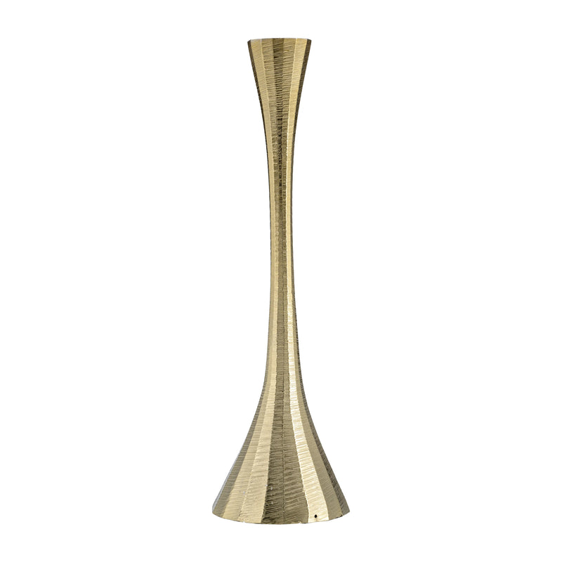 10" Metal, Taper Candle Holder, Brass