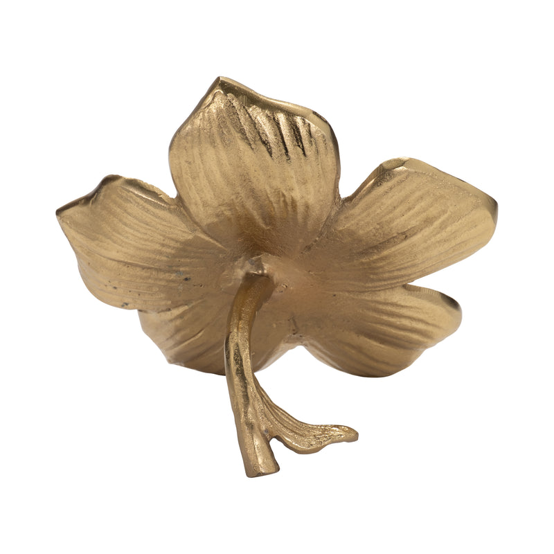 7" Rommie Gold Flower