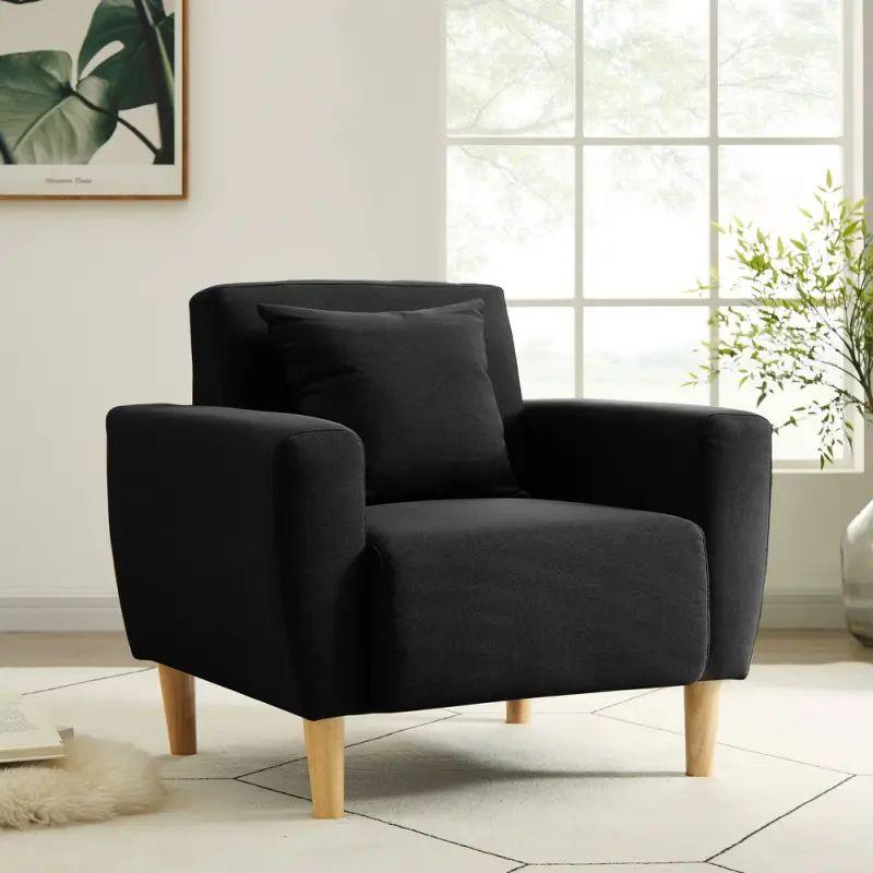 Luxe Velvet Chair with Swedish Wood By Alhome