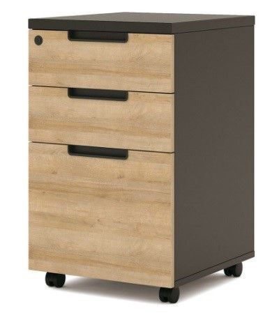 3-drawers mobile pedestal