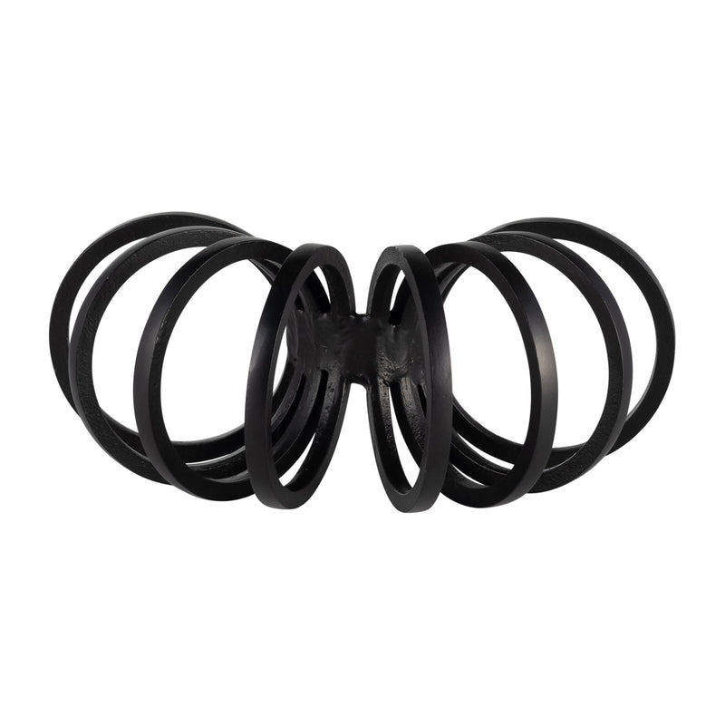 METAL,11",SLINKY RING DECO,BLACK