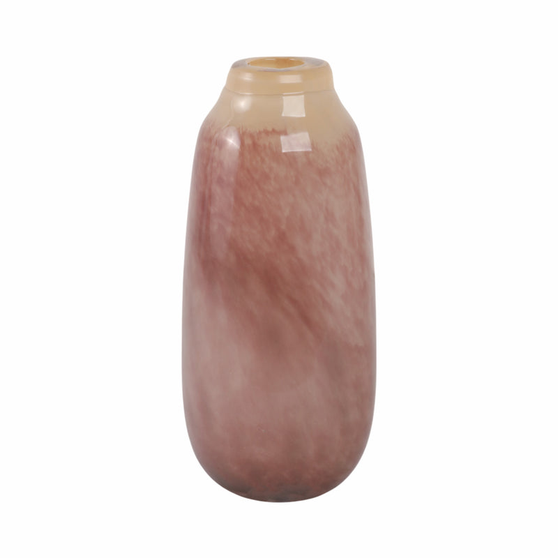 11" KANO SMALL MAUVE GLASS VASE