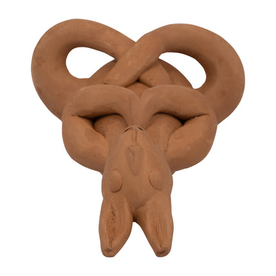 TERRACOTTA, 7" NAMASTE YOGA BUNNY, NATURAL