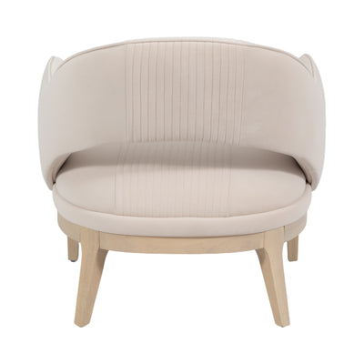 33" Oliveira Accent Chair, Cream