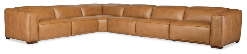 Fresco 6 Seat Sectional 4-Power Recline & Power Headrest