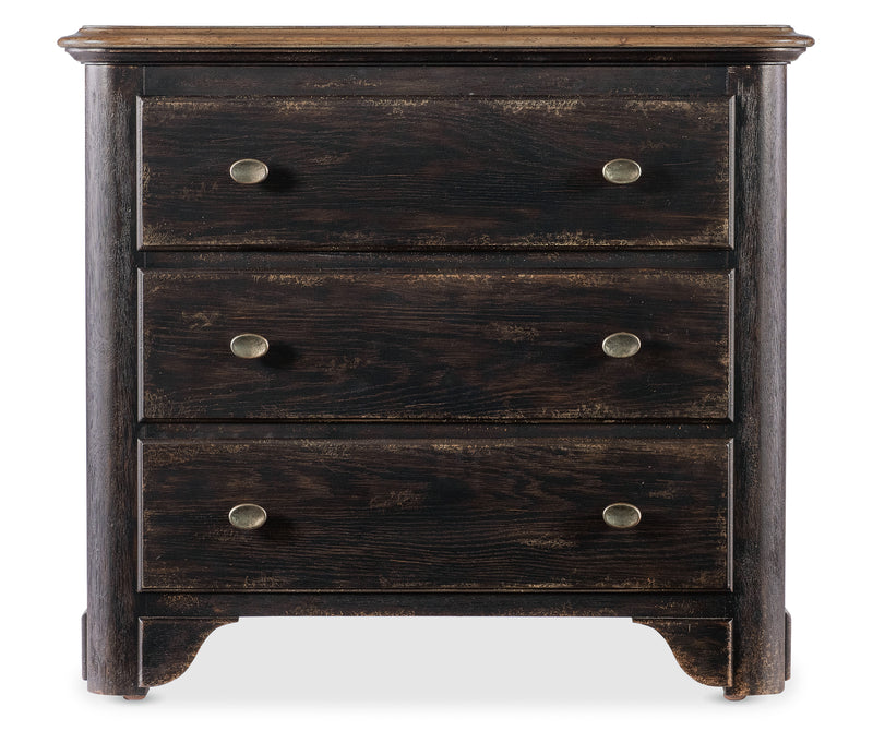 Americana Three-Drawer Nightstand