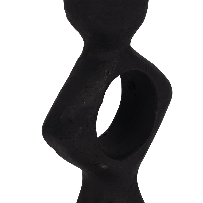 10" Open Cut-out Taper Holder, Black