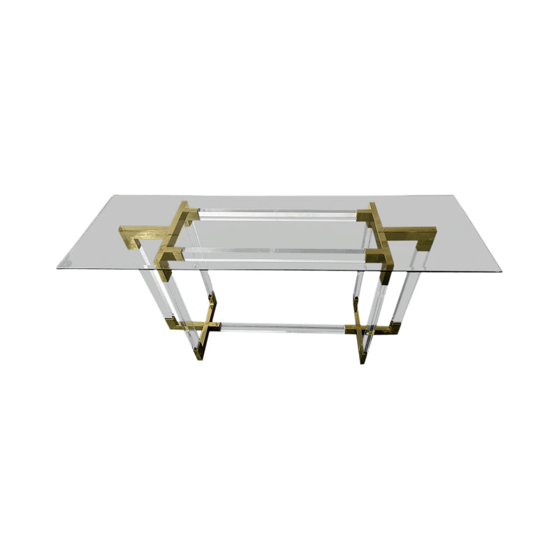 60" Arteaga Acrylic Console Table