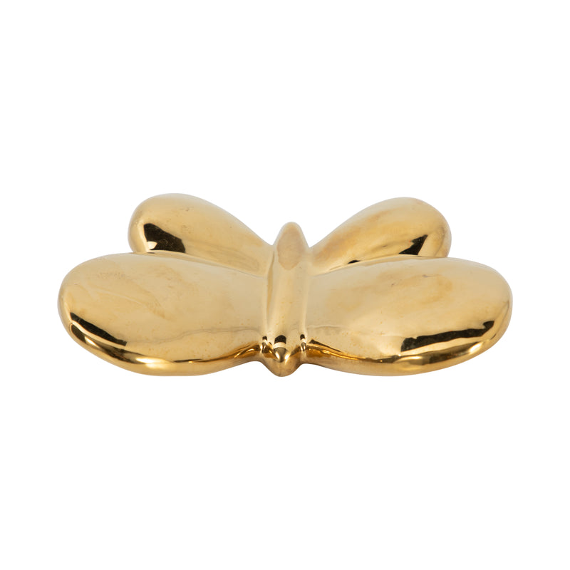 CER, 6" BALLOON BUTTERFLY, GOLD