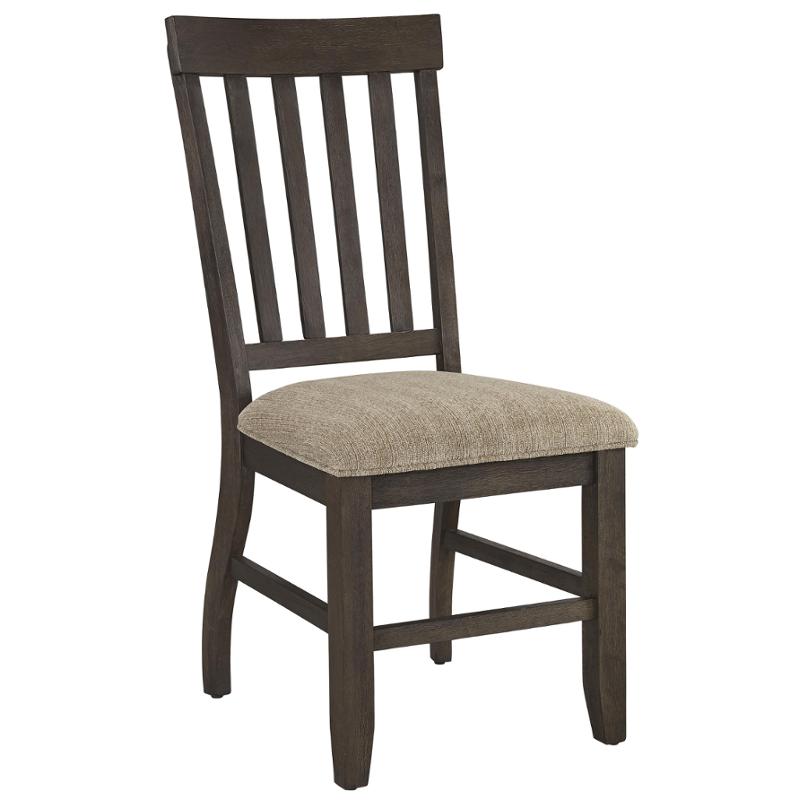 Dresbar - Grayish Brown Dining Upholstered Side Chair