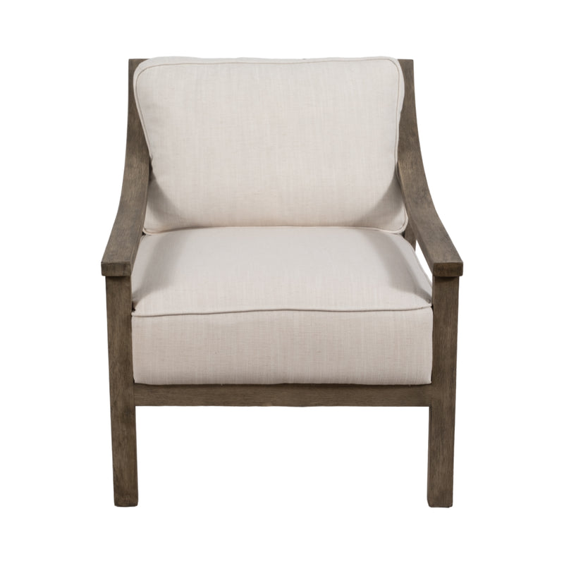 30" Ellis Accent Chair, Ivory