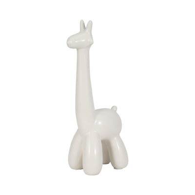 WHITE GIRAFFE BALLOON ANIMAL