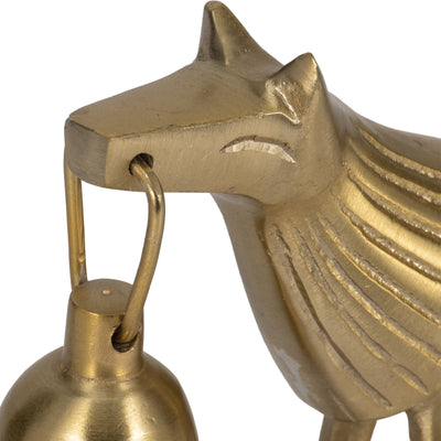 9" Lion Candle Snuffer, Gold