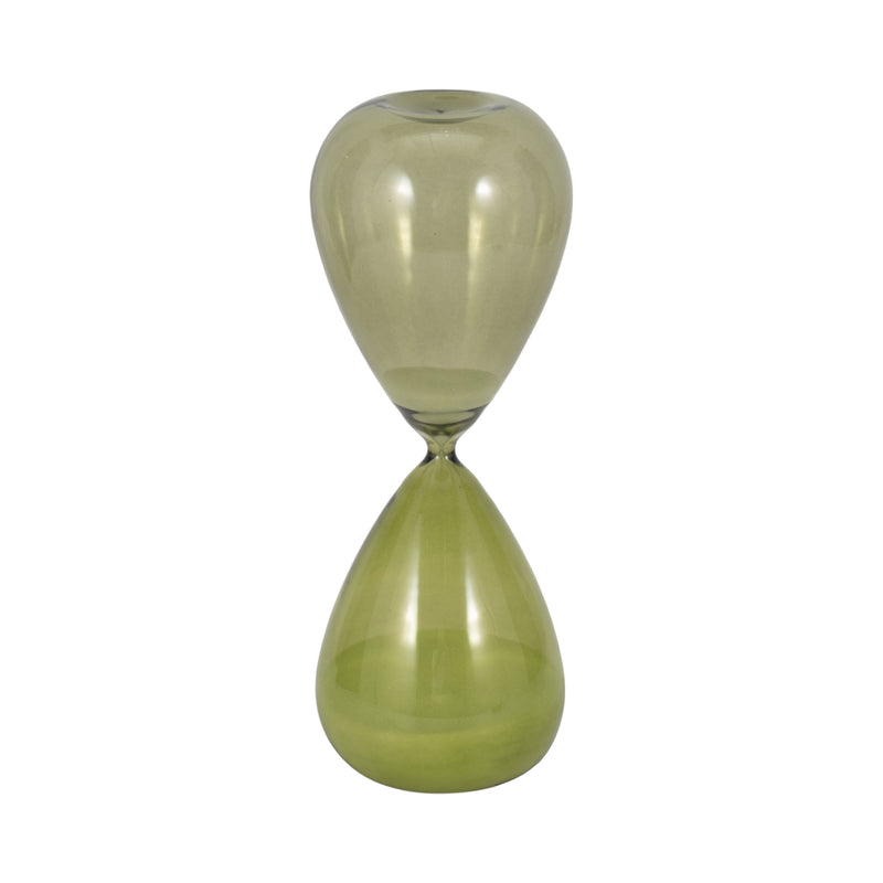 14" Roxie Large Green Hourglass