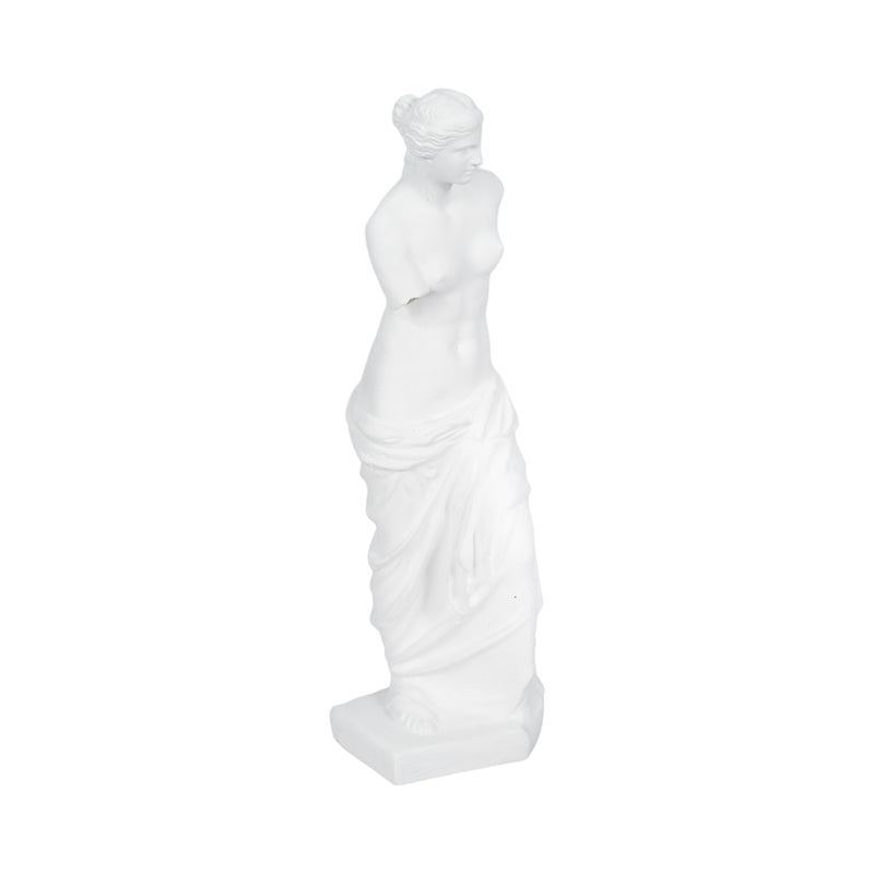 19" Roman Goddess Statue, White