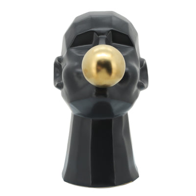 12" BUBBLE GUM MAN, BLACK