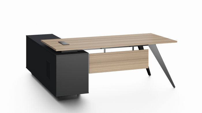 Executive desk - Brown & Black