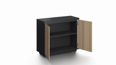 Bordo Low Cabinet - Brown & Black