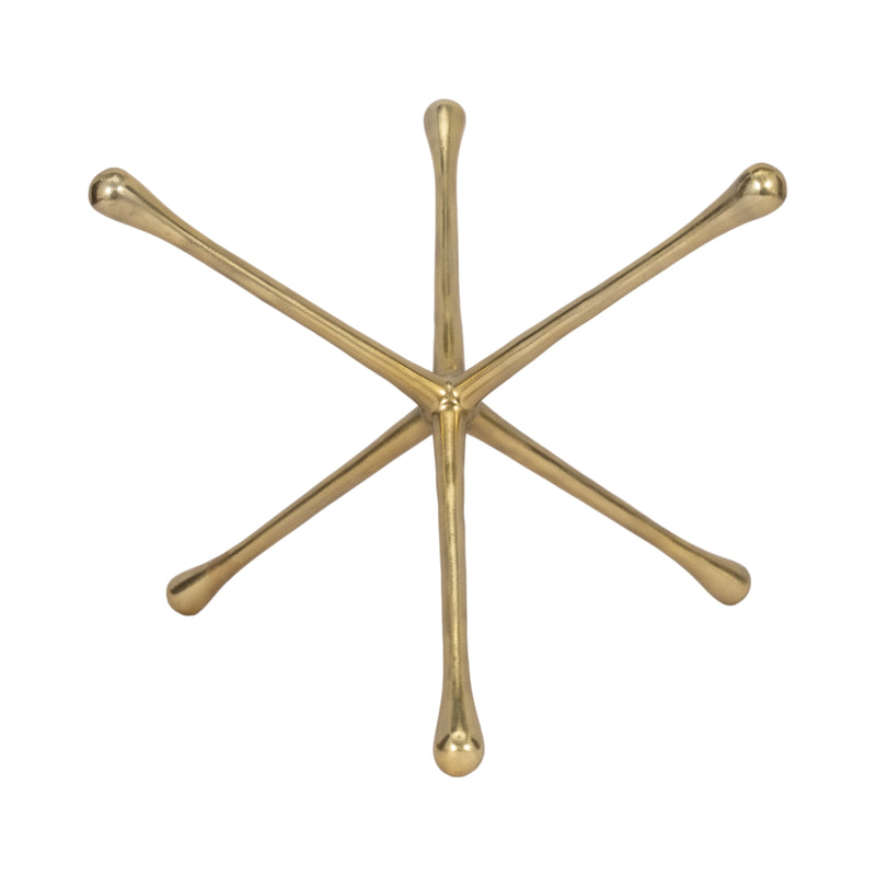 Metal, 18" Decorative Jack, Gold