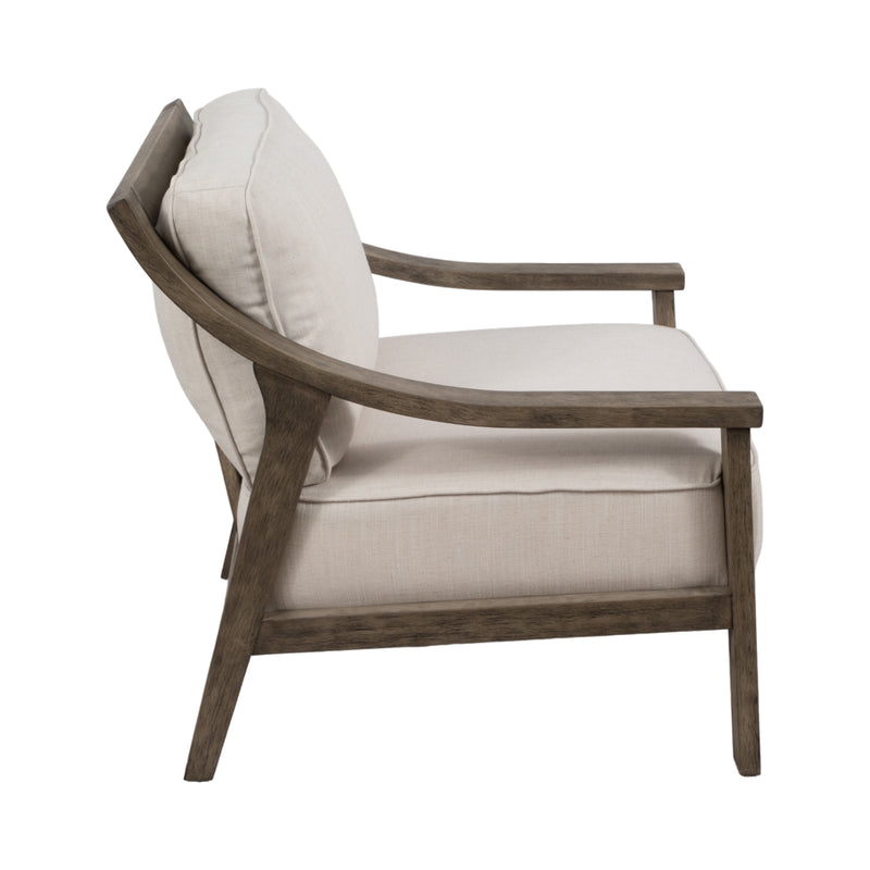 30" Ellis Accent Chair, Ivory