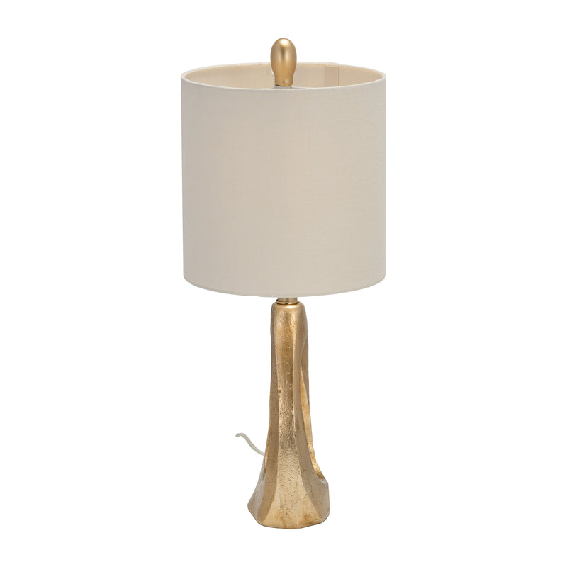 Resin 24" Organic Table Lamp, Gold