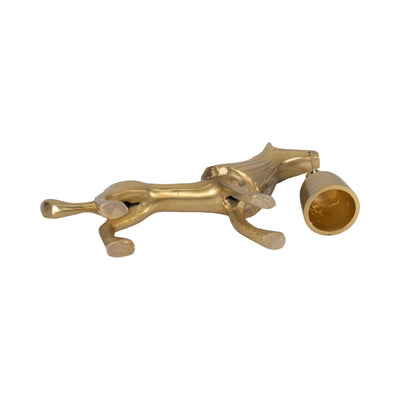 9" Lion Candle Snuffer, Gold