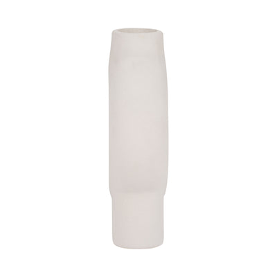 Cer, 7" Donut Footed Vase, Cotton