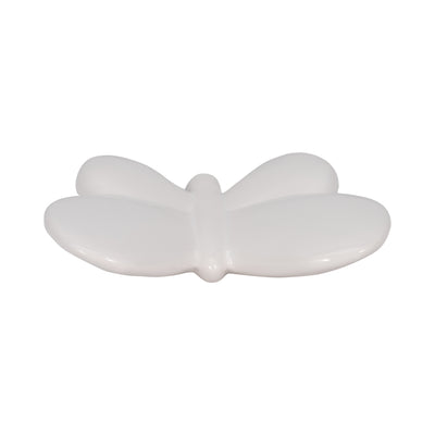 Cer, 6" Balloon Butterfly, White