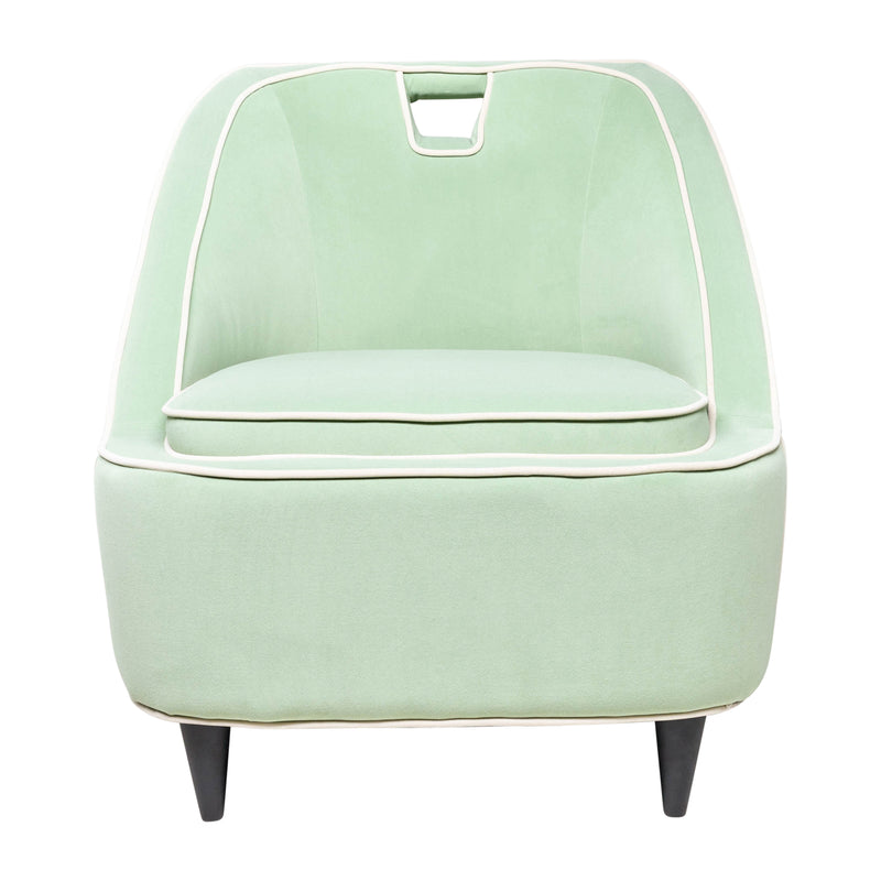 TWO-TONED ACCENT CHAIR - GREEN KD