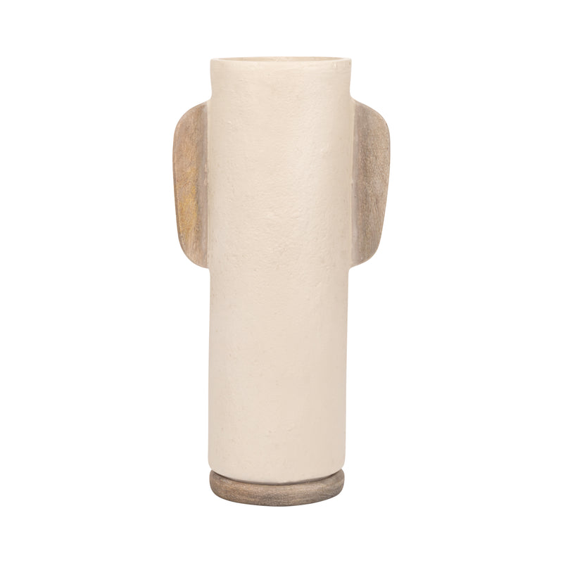 Ecomix, 19" Organic Vase, Ivory