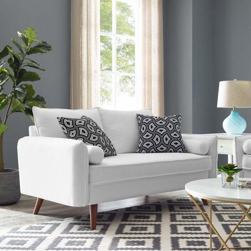 Modern Elegant Linen 2 Seater Sofa 180x85x85 cm - By Alhome