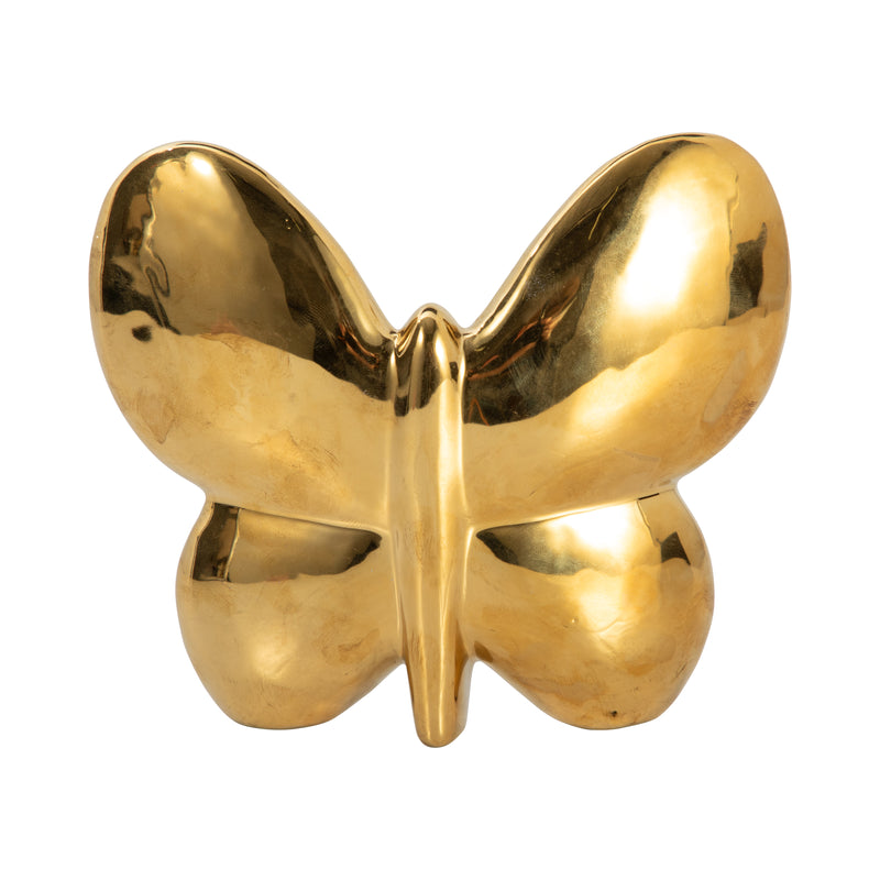 CER, 6" BALLOON BUTTERFLY, GOLD