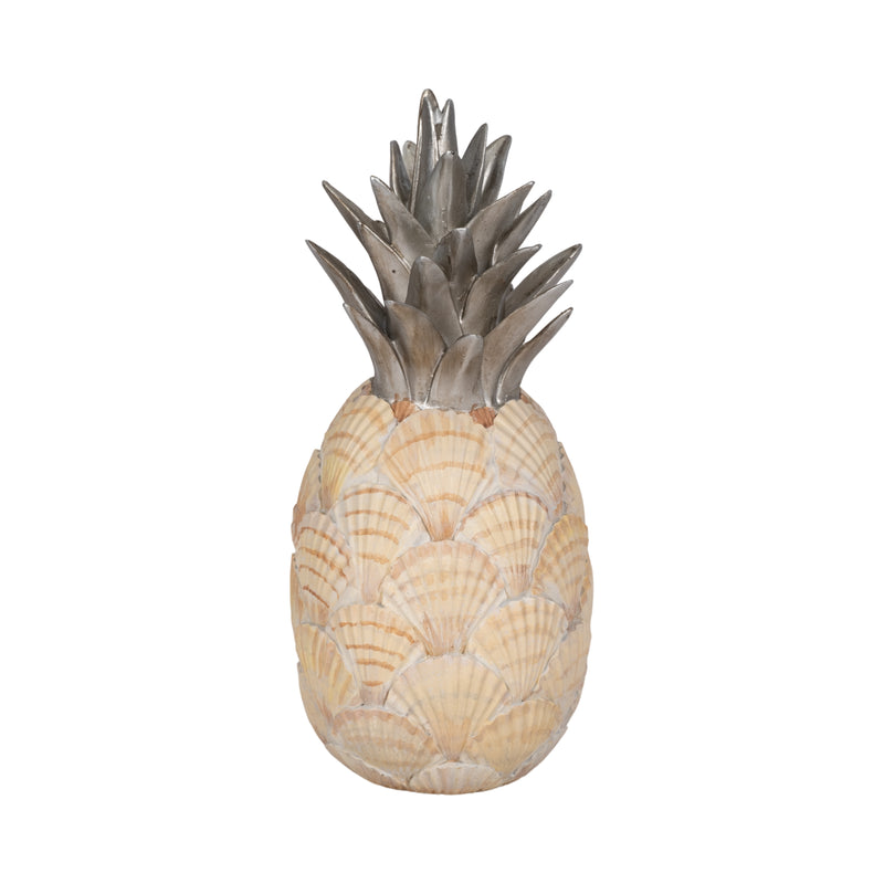 12" Seashell Pineapple, Multi