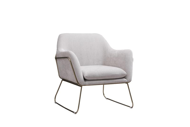 Comfort Cover Light Grey Accent Chair