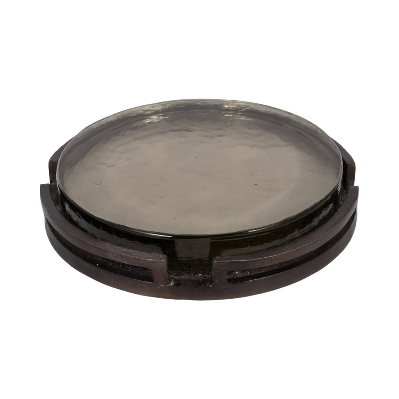 12" Hadar Small Bronze Tray