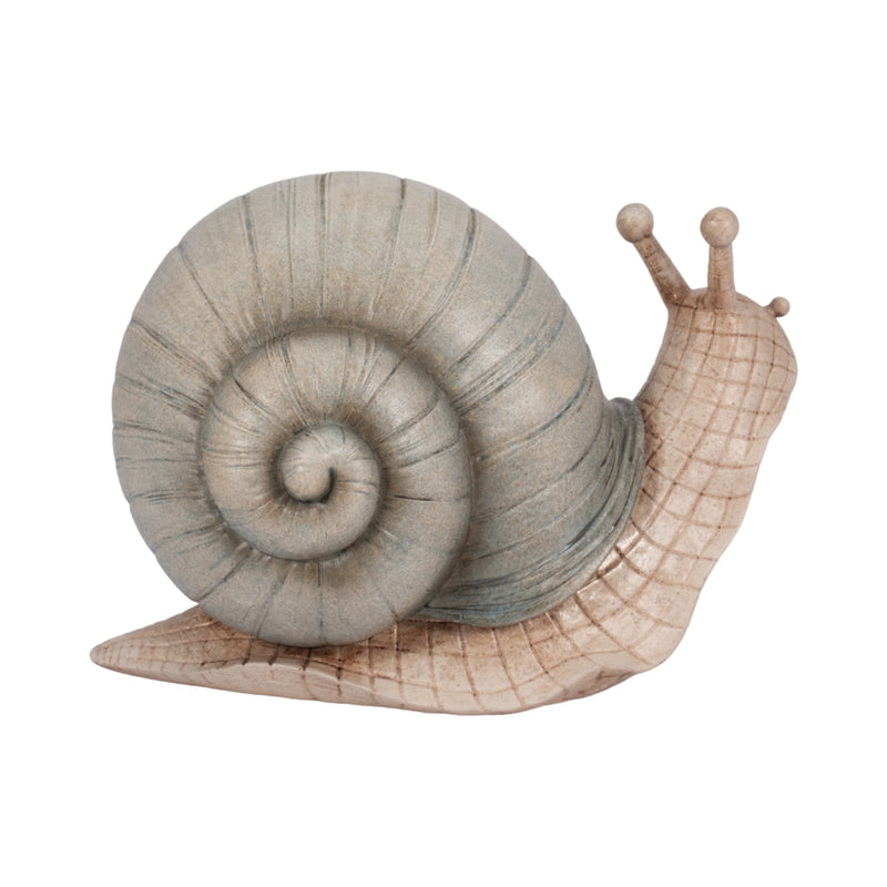 11" Garden Snail, Green