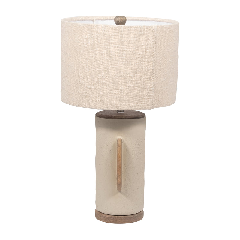 Ecomix, 24" Organic Table Lamp, Ivory