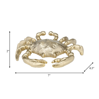 METAL, 7", CRAB DECO,CHAMPAGNE