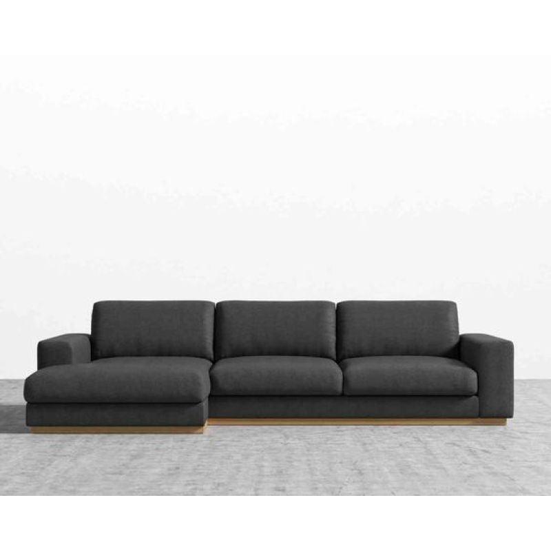 Stylish Gray Velvet L-Shaped Sofa - 90x250x170x45 cm - Swedish Wood By Alhome - 110111033