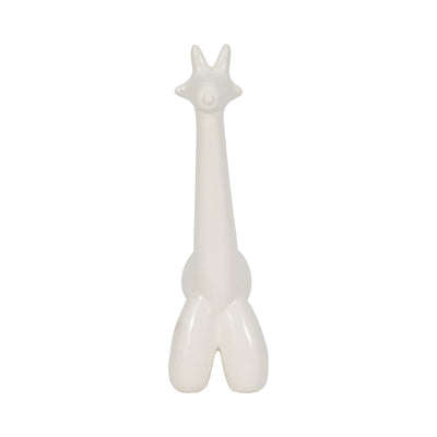 WHITE GIRAFFE BALLOON ANIMAL