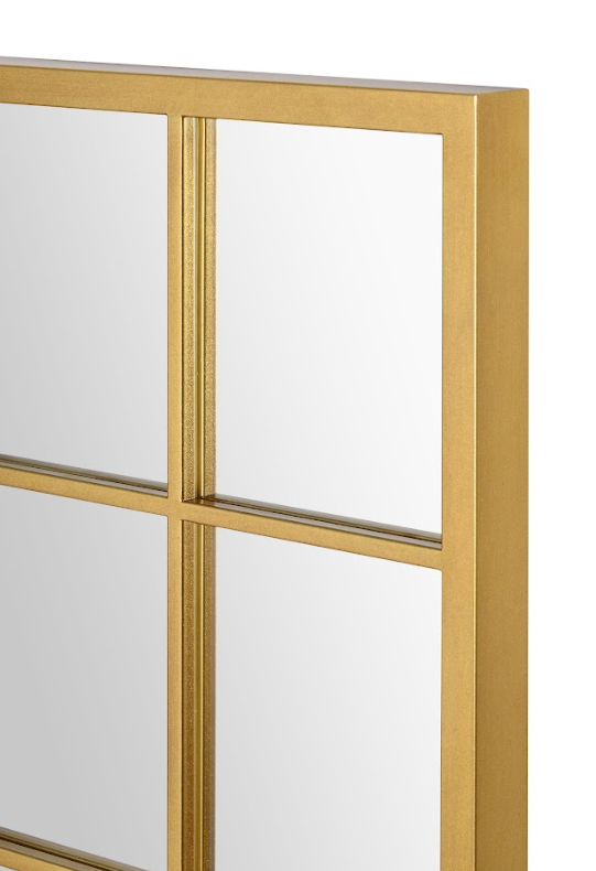 Quadrant Metal Frame Mirror, matt finishing