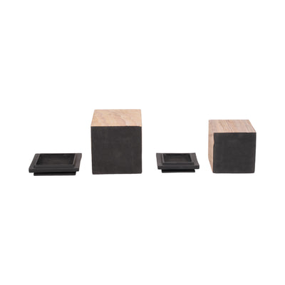 S/2 8/9" Maverick Sandstone Boxes, Natural