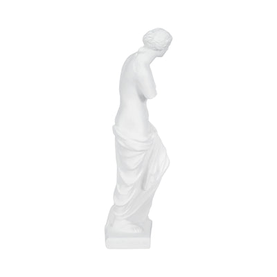 19" Roman Goddess Statue, White