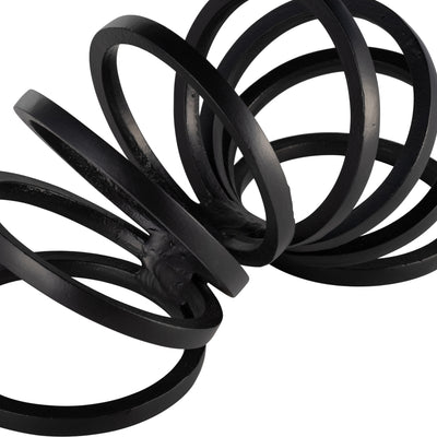 METAL,11",SLINKY RING DECO,BLACK