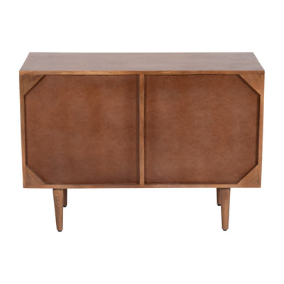 WOOD, 39"L 2-DOOR SIDEBOARD, BROWN KD