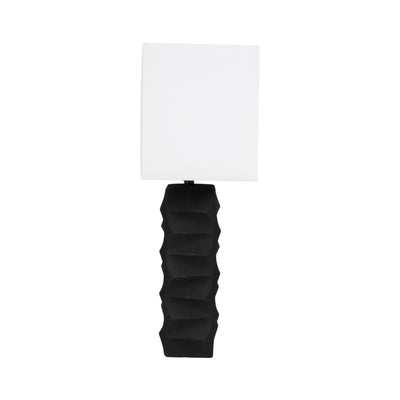 31" Tall Contemporary Table Lamp, Black