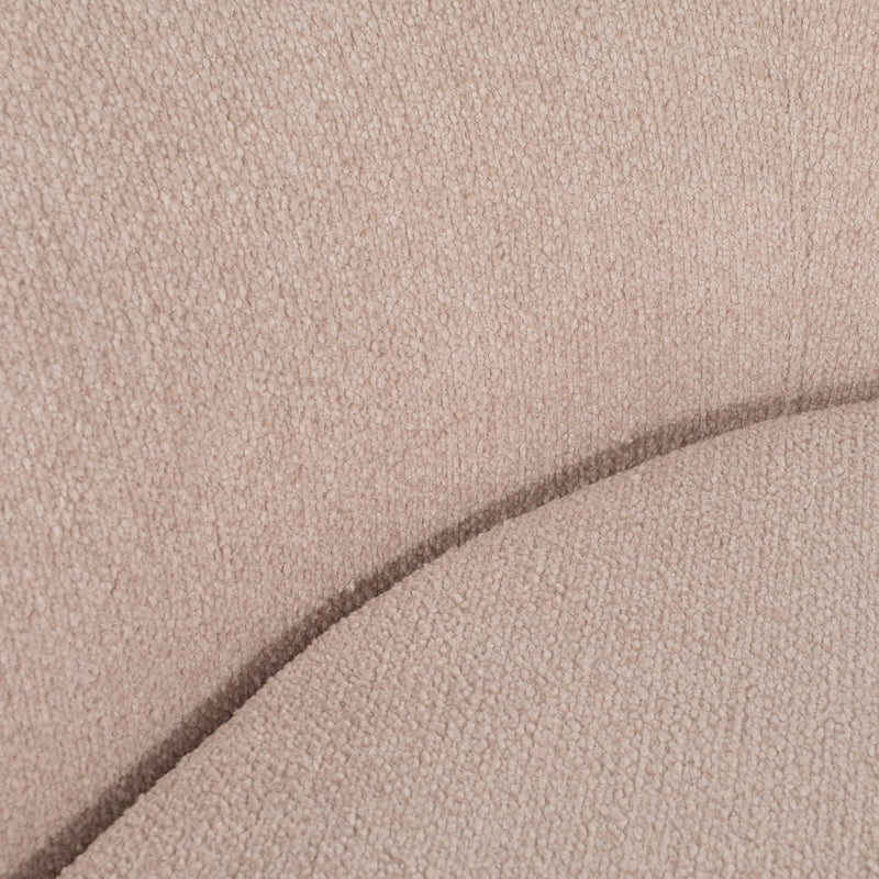 118" Raf Chaise Sofa, Blush 2 Bx