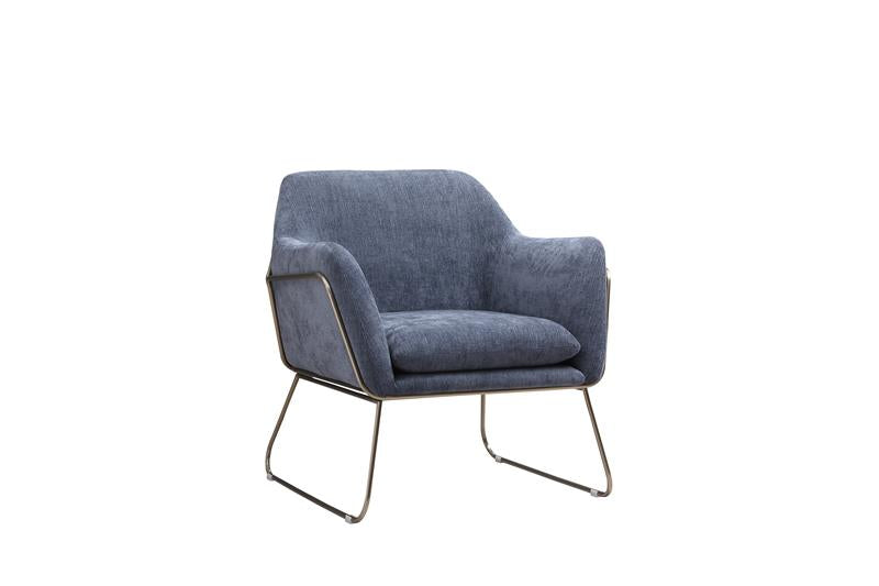 Comfort Cover Blue Accent Chair