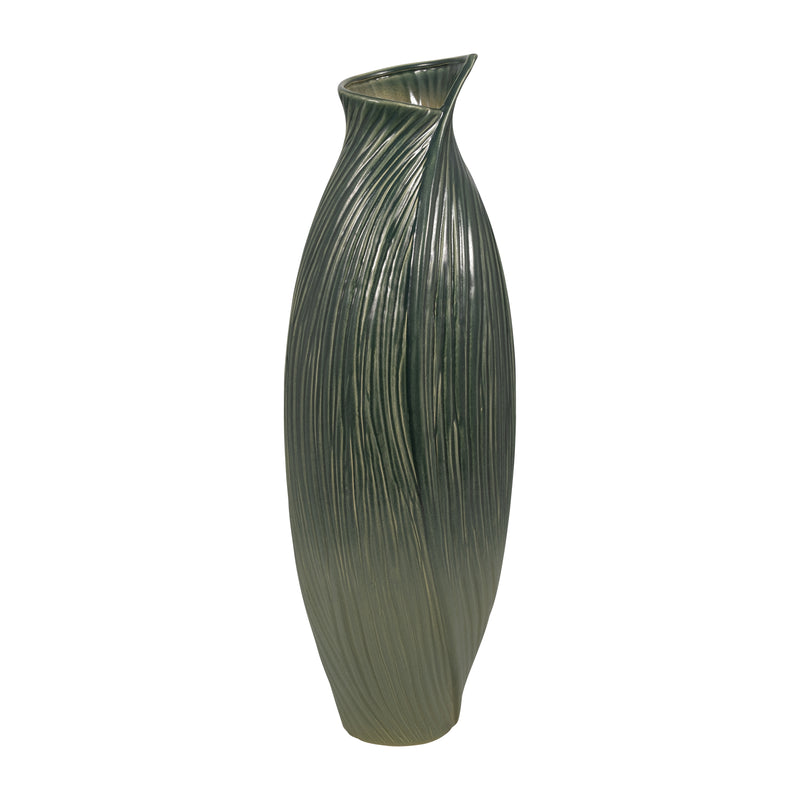 Rubpert Large Green Floor Vase